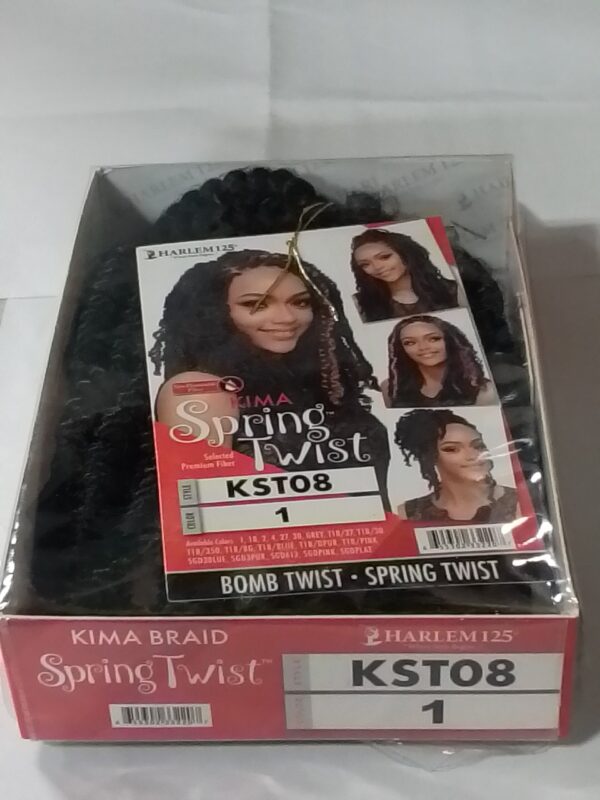 HARLEM125 SYNTHETIC KIMA CROCHET BRAID SPRING TWIST 8"  [KST08] - Image 4