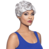 FOXY SILVER SYNTHETIC J LACE WIG SHARON [10939]