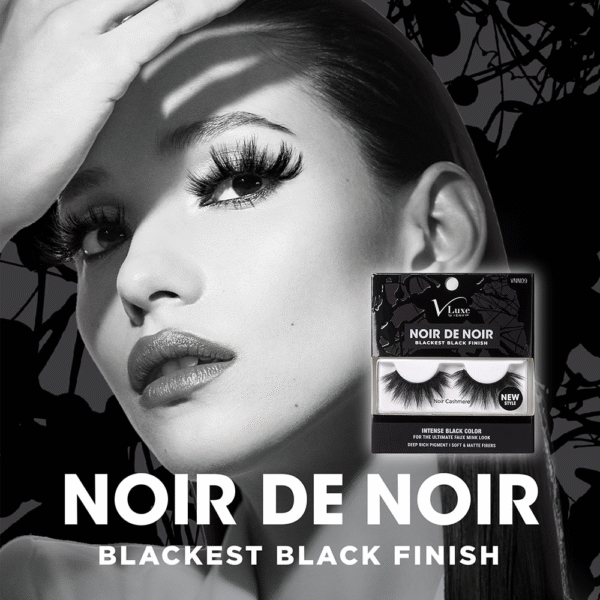 VLUXE BY IENVY NOIR DE NOIR BLACKEST BLACK LASHES #09 NOIR CASHMERE [VNN09] - Image 2