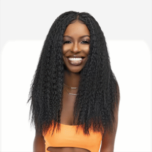 JANET MELT HD NATURAL 13X6 SWISS LACE KINKY 22" WIG [HDNSLK22]