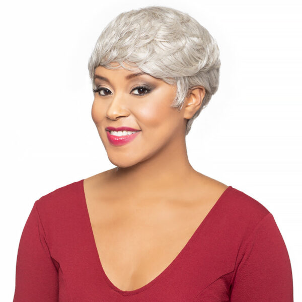 FOXY SILVER HUMAN HAIR WIG CLAIR [13749]