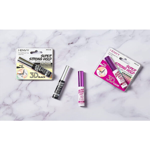 KISS I ENVY  BRUSH ON SUPER STRONG HOLD 3D STRIP LASH ADHESIVE  [KPEG14N] - Image 3