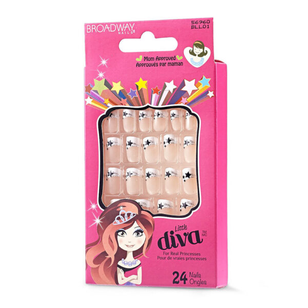 BROADWAY NAILS LITTLE DIVA STICKER NAIL HOLLYWOOD [BLL01]